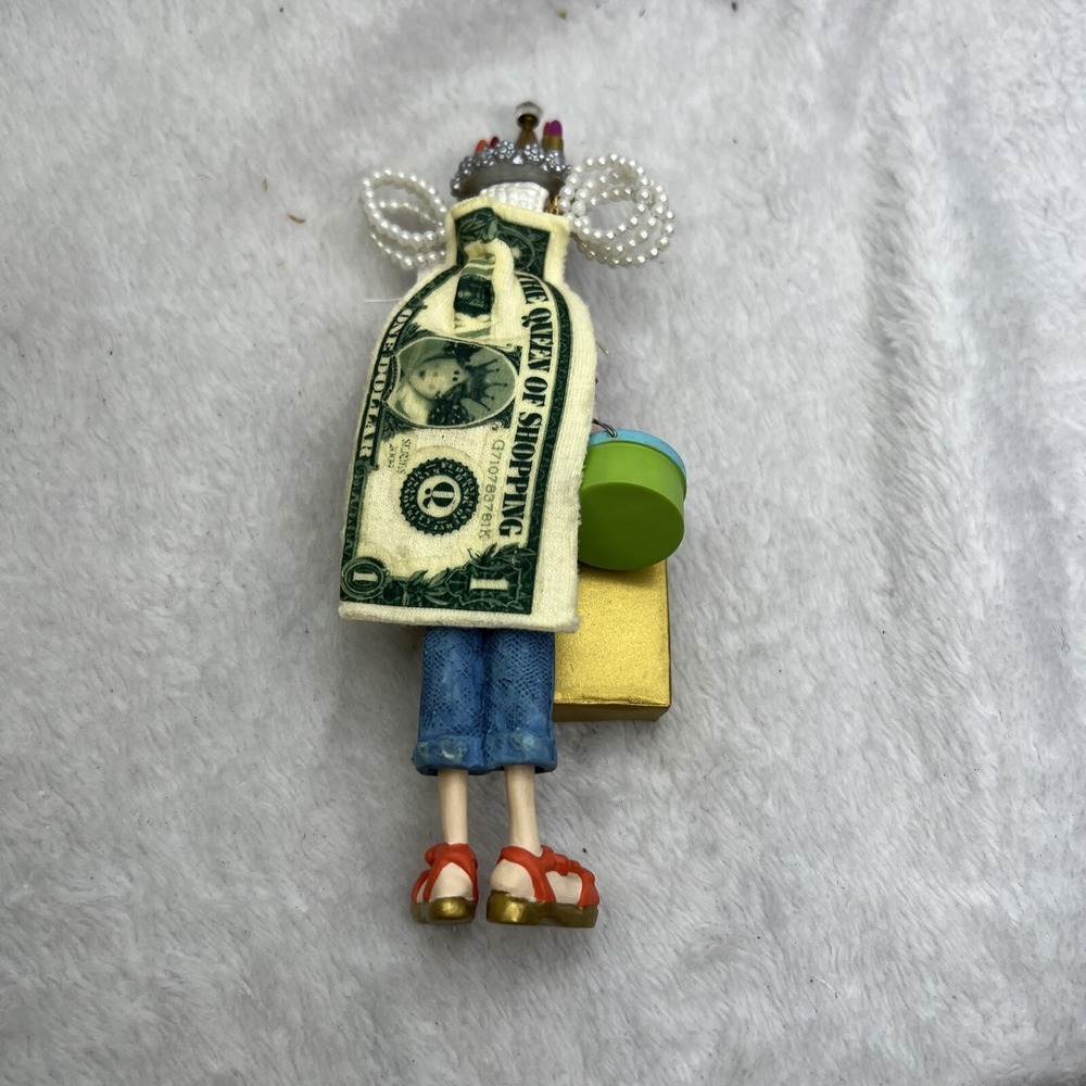 2004 Hallmark Keepsake Ornament QUEEN OF SHOPPING, Artist Sue Tague, 5" - Picture 2 of 5